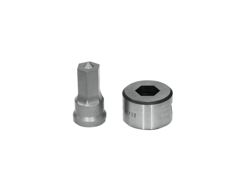 EDWARDS ED9-PDH3/4 3/4" Hex Punch & Die Set With Key-Way