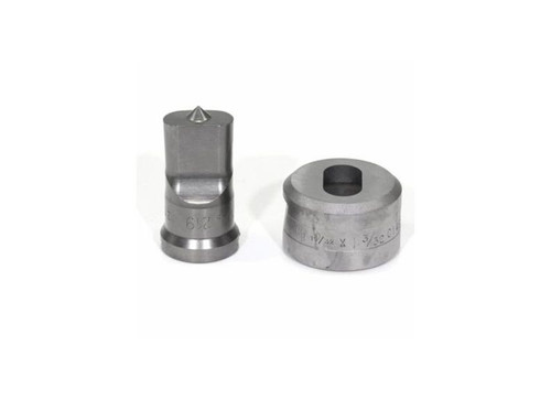 EDWARDS ED9-PDOB9/16X11/16 9/16X1 1/16 Oblong Punch & Die Set With Key-Way