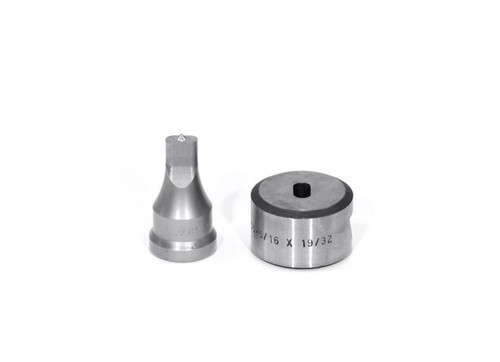 EDWARDS ED9-PDOB9/32X9/16 9/32X9/16 Oblong Punch & Die Set With Key-Way