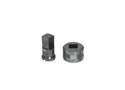 EDWARDS ED9-PDSQ1/2 1/2" Square Punch & Die Set With Key-Way