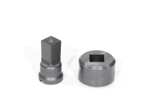 EDWARDS ED9-PDSQ11/16 11/16" Square Punch & Die Set With Key-Way