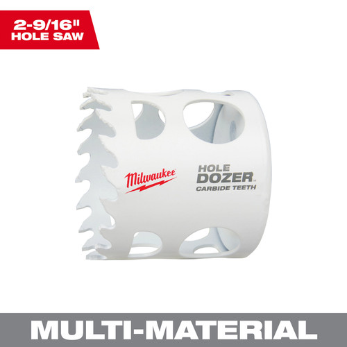 Milwaukee 49-56-0728 2-9/16" HOLE DOZER with Carbide Teeth Hole Saw