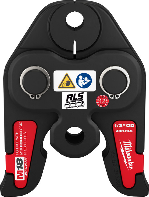 Milwaukee 49-16-2653R 1/2" RLS Press Jaw for M18 FORCE LOGIC Press Tools Milwaukee 49-16-2653R 1/2" RLS Press Jaw for M18 FORCE LOGIC Press Tools