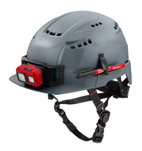 Milwaukee 48-73-1336 BOLT Gray Front Brim Vented Helmet with BOLT - Class C