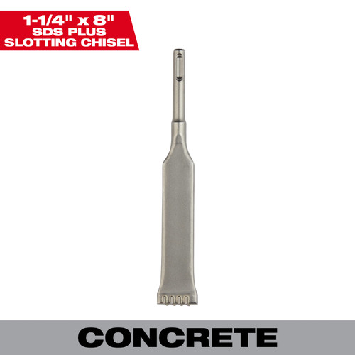 Milwaukee 48-62-6029 SDS Plus 1-1/4" Carbide Tipped Slotting Chisel