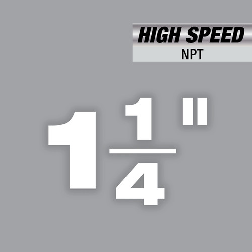 Milwaukee 48-36-1010 1-1/4" HIGH SPEED NPT Portable Pipe Threading Forged Aluminum Die Head