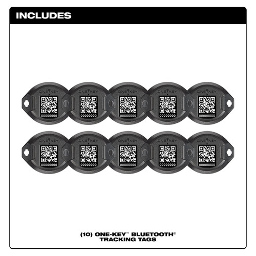 Milwaukee 48-21-2310 ONE-KEY Bluetooth Tracking Tag - 10 Pack