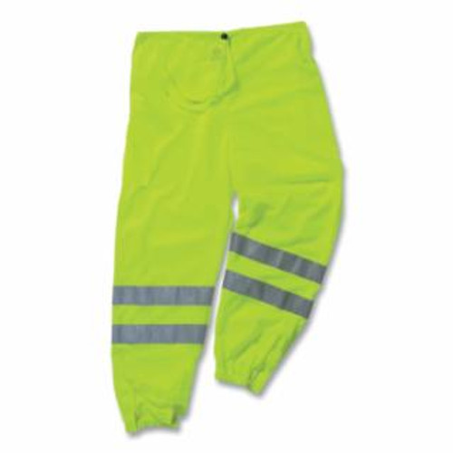 ERGODYNE GLOWEAR 8910 CLASS E PANTS LIME L/XL