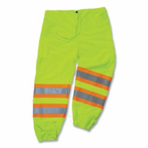 ERGODYNE GLOWEAR 8911 CLASS E TWO-TONE PANTS  LIME S/M