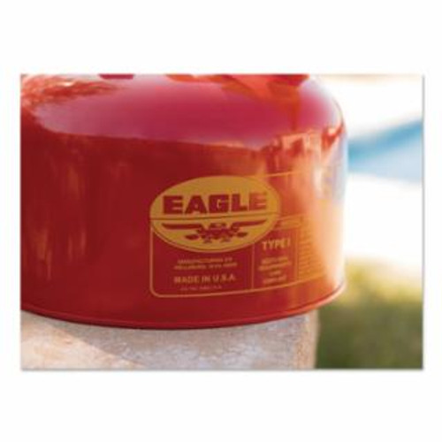 EAGLE TYPE I SAFETY CAN 2.5 GALLON METAL RED W/FUNNEL