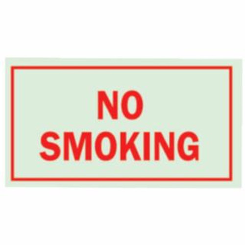 BRADY GLOW-IN-THE-DARK NO SMOKING 7X10 SIGN