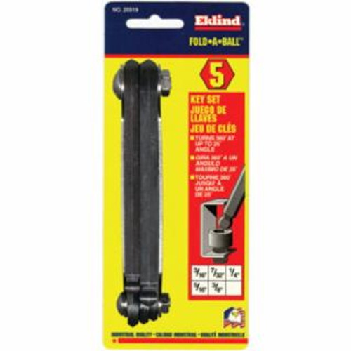 EKLIND TOOL 5.3(LARGE) 5-PC. FOLD-A-BALL FOLD-UP KEY