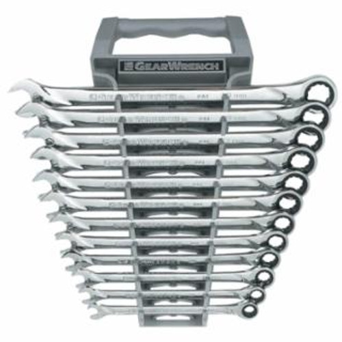 GEARWRENCH 12PC METRIC XL RATCHETING WRENCH SET