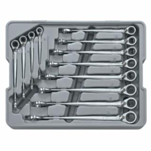 GEARWRENCH SET WR RAT X-BEAM REV COMB MET 12PC