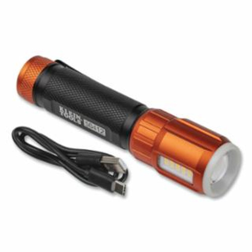 KLEIN TOOLS RECHARGEABLE LED FLASHLIGHT WITH WORKLIGHT