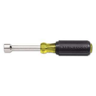 Klein Tools 630-7/16 7/16-Inch Hollow Nut Driver, 3-Inch, Cushion-Grip