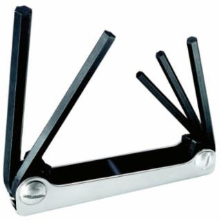 Klein Tools 70579 Folding Hex Key Set, 5-Key, SAE Sizes