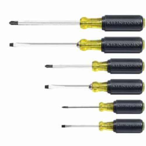 KLEIN TOOLS SCREWDRIVER SET- 6PC CUSHION-GRIP ASSORTMENT