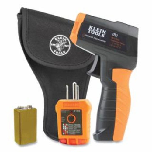 KLEIN TOOLS INFRARED DIG THERMOMETERW/TARGETING LASER  10:1