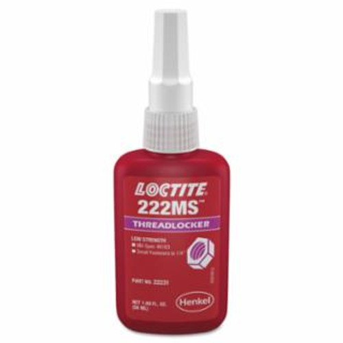 LOCTITE 50-ML THREADLOCKER 222MSLOW/STRENGTH/SMALL SCREW