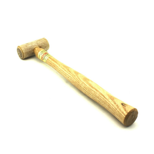 C.S. OSBORNE 4OZ 1-1/4"DIA RAWHIDE MALLET W/HICKORY H