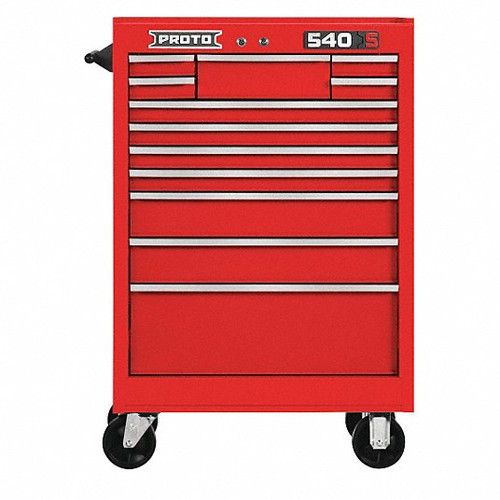PROTO 27" ROLLER CABINET - 12DRAWER  RED
