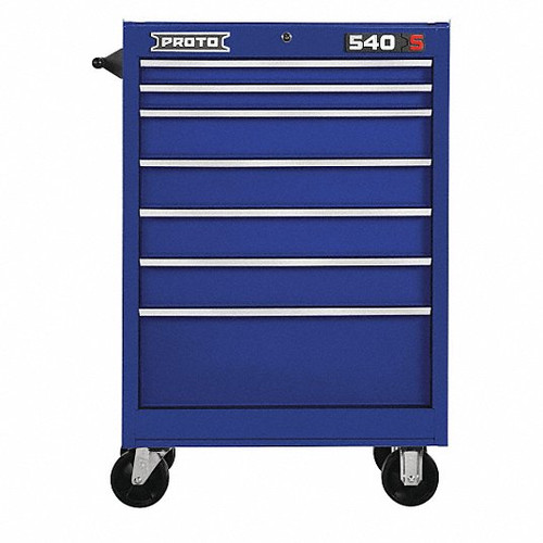 PROTO ROLLER CABINET 27 IN 7 DRAWER GLOSS BLUE