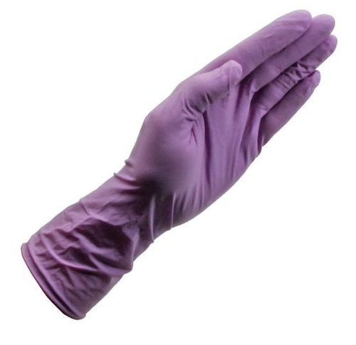 HONEYWELL (BOX/100) POWDER FREE 12" DISP GLOVES PURPLE