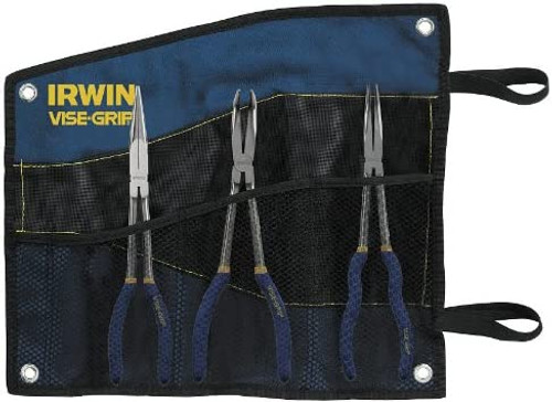 IRWIN 3 PC LONG REACH PLIERS SET - 11" N