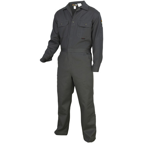 MCR SAFETY DELUXE FR COVERALL GRAY36T