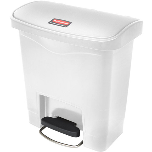 RUBBERMAID COMMERCIAL SLIM JIM 16L/4G FS RESINSTEP ON WHT