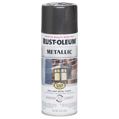 RUST-OLEUM METALLIC CHARCOAL 11OZ