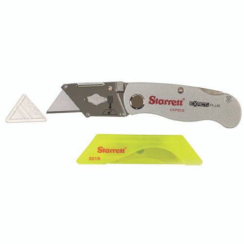 L.S. STARRETT EXACT PLUS ALUM DIE-CASTFOLDING UTILITY KNIFE