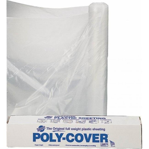 WARP BROTHERS 61620 4-MIL 6'X100' CLEAR POLY COVER