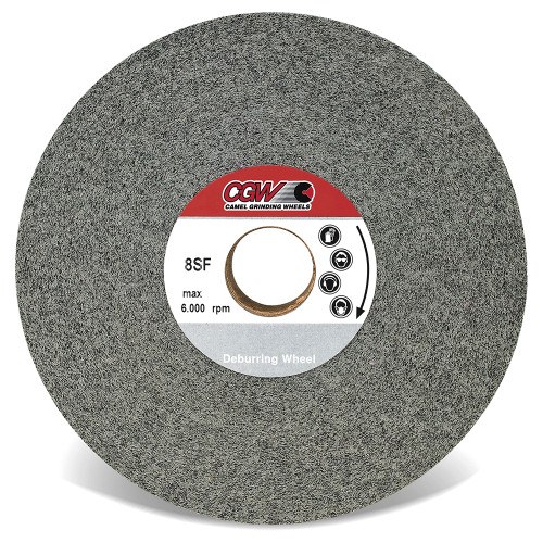 CGW Abrasives 70145 8 x 1 x 3 9S-Fine Convolute Whls, 2 Pack