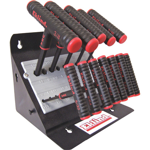 EKLIND TOOL 13-PC. POWER-T KEY SET INCH W/STAND 6" ARM