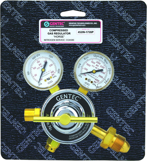 GENTEC SINGLE STAGE MD REGULATOR NITROGEN CGA580