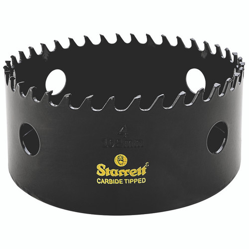 L.S. STARRETT TRIPLE CHIP TUNGSTEN CARBIDE 4" - 102MM