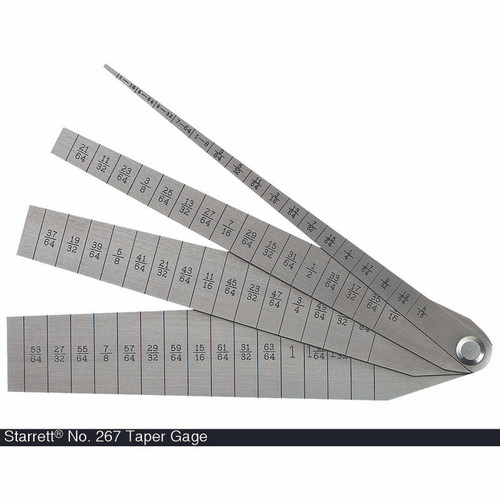 L.S. STARRETT 267 TAPER GAUGE 1/16"-11