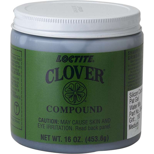 LOCTITE 1-LB. 180 GRIT CLOVER SILICON CARBIDE PAT