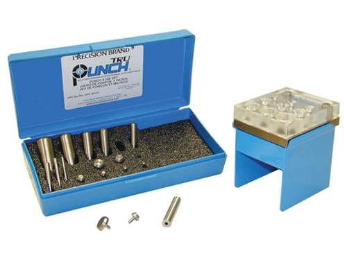 PRECISION BRAND METRIC 10 TRU PUNCH & DIE SET WITH STAND