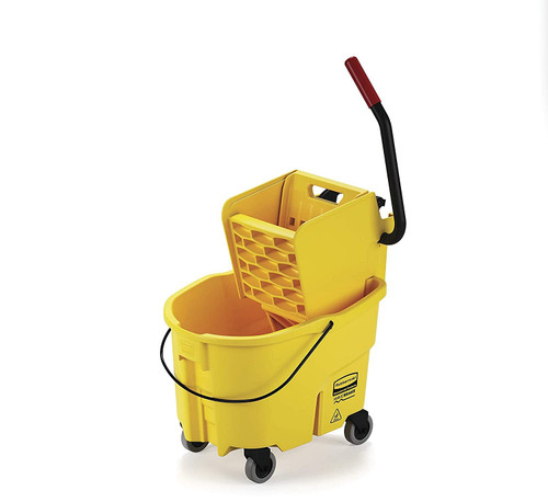 RUBBERMAID COMMERCIAL BUCKET COMBO YELLOW WITHMOP