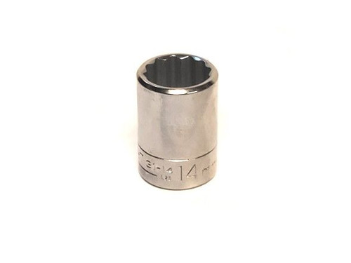 WRIGHT TOOL 14MM 3/8"DR. STD SOCKET12PT