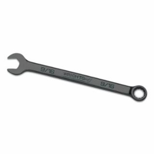 WRIGHT TOOL 9/16" COMBINATION WRENCHBLACK 12-POINT