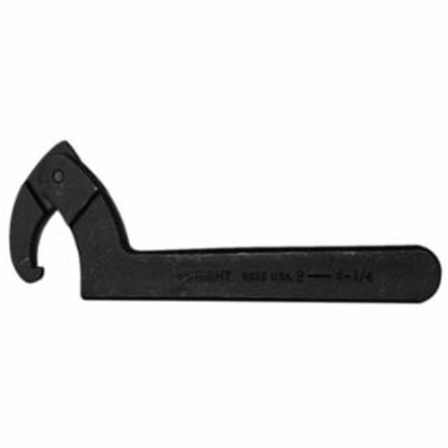 WRIGHT TOOL 2"-4-3/4" ADJUST.HOOK SPANNER WRENCH 3/16" HOOK