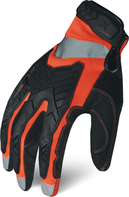 Ironclad EXO Hi-Viz Orange Black TPR EXO2-HZIO-04-L