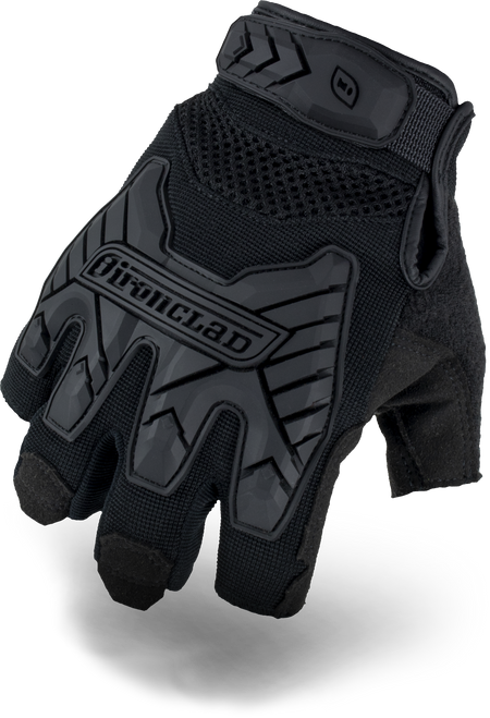 Ironclad TACTICAL FINGERLESS IMPACT GLOVE BLACK IEXT-FIBLK-02-S