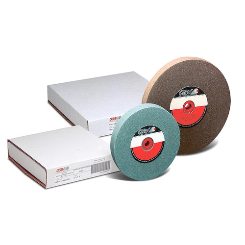 CGW Abrasives 38016 7 x 1 x 1 T1 A24Qv Bench Wheels, 50 Pack