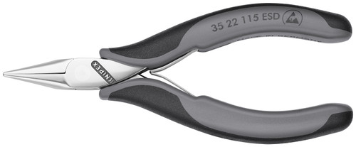 Knipex Electronics Pliers-Half Round Tips, ESD Handles 3522115ESD
