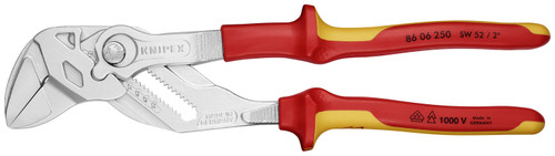 KNIPEX Pliers Wrench-1000V Insulated 8606250SBA